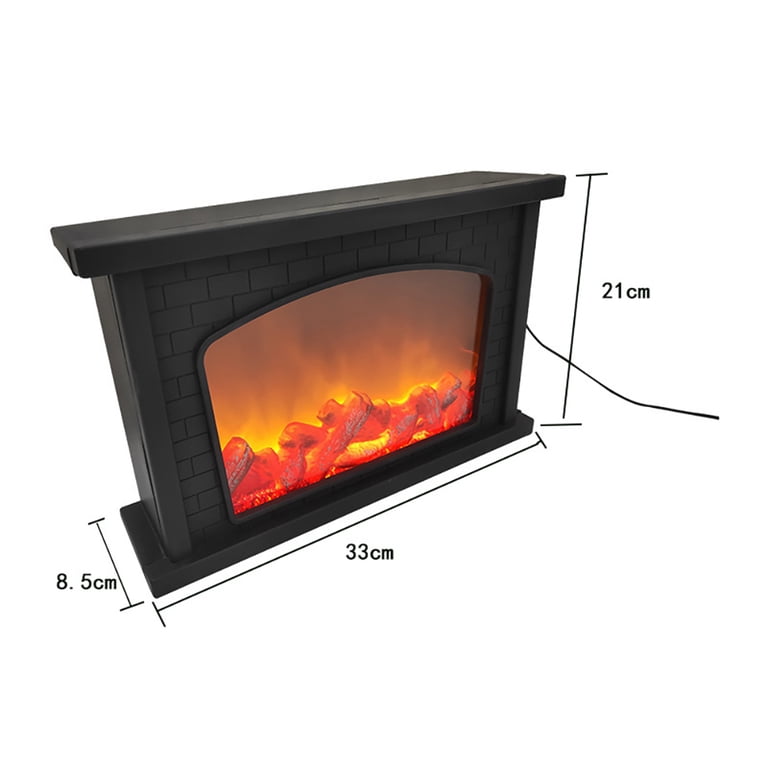 Toma Simulation Fireplace Lantern LED Simulate Flame Effect Light USB or Battery  Powered Lamp for Indoor Outdoor Decoration - Walmart.com