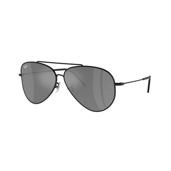 Sunglasses Ray-Ban RBR 101 S 002/GS Aviator Reverse Black Grey Mir