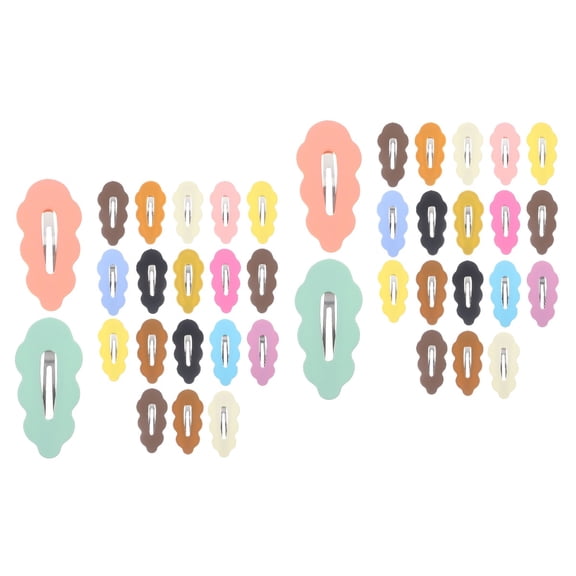 Raindrops 40 pcs Small Hair Clips Snap Hair Clips Hair Styling Pin Hair Barrettes for Girls Women