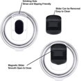 thumbnail image 4 of Yeti Rambler Lid With Magnetic Slider Replacement - 2Pcs Covers and 4Pcs Magslider Lids for Coffee Mug, Tumbler, Travel Mug - Compatible With Ozark, Old Rtic Rambler - BPA Free (20oz), 4 of 7