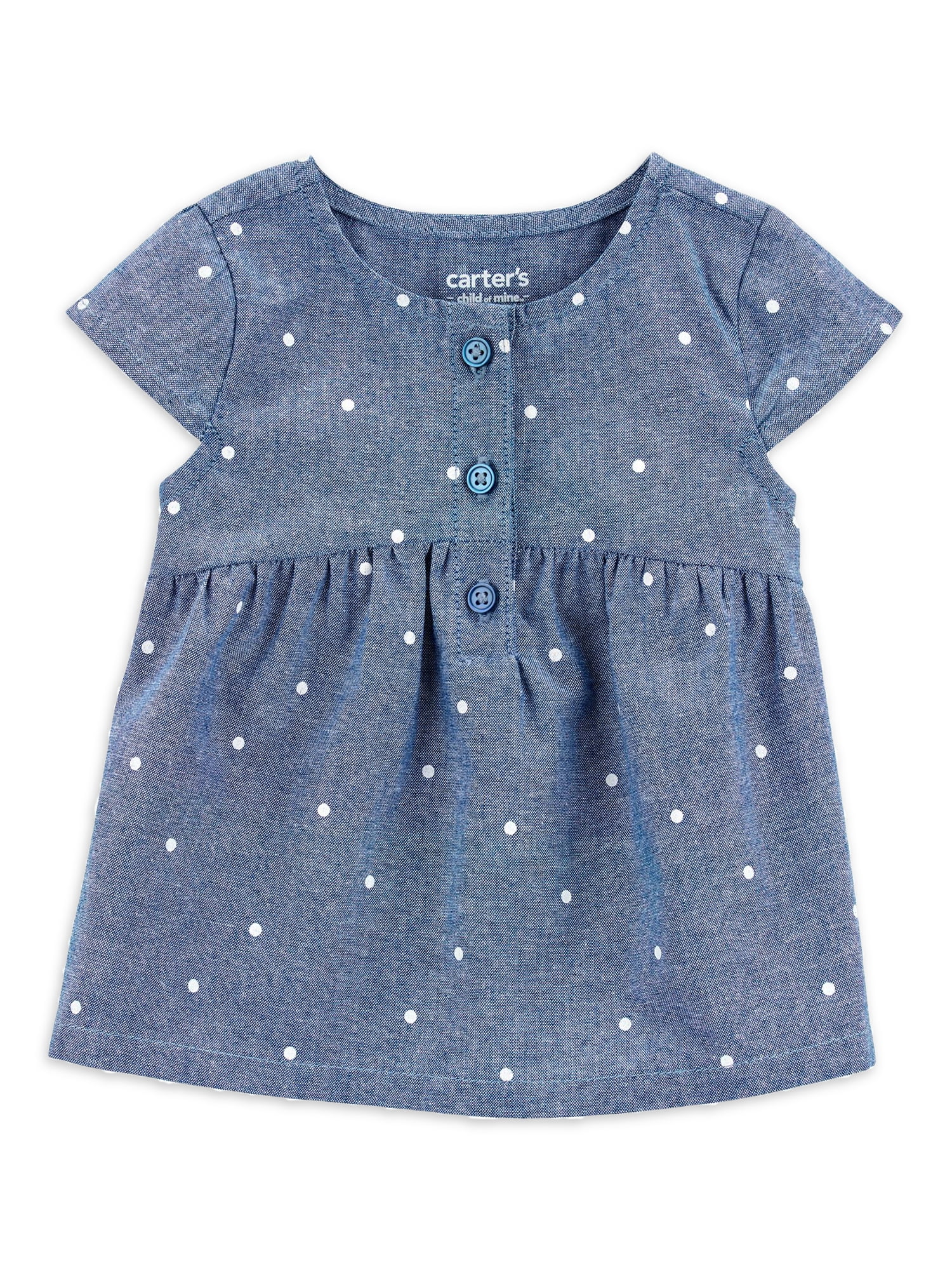 Carter's Child of Mine Baby Girl Shorts Outfit Set, 3-Piece, Sizes 0/3-24 Months