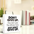 thumbnail image 6 of Zomyto 7x7 In Wood Box Sign Don't Give Up You Can Cuss the Whole Time Just Don't Give Up, 6 of 7