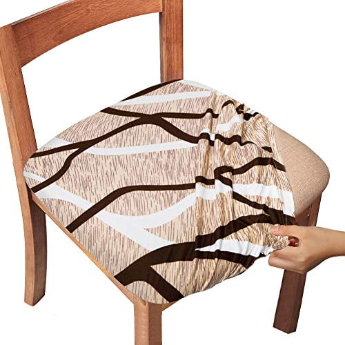 Details about   Gute Chair Seat Covers Dining Room Chair Seat Covers with Ties Stretch Solid