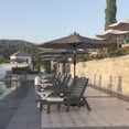 thumbnail image 6 of Flash Furniture Monterey Set of 2 Adjustable Adirondack Loungers with Cup Holders- All-Weather Indoor/Outdoor HDPE Lounge Chairs in Gray, 6 of 13