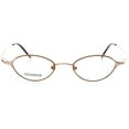 thumbnail image 4 of Optical Eyewear - Oval Shape, Titanium Full Rim Frame - Prescription Eyeglasses RX, Shiny Brown, 4 of 4