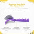 thumbnail image 5 of NextGrade Long Pin Pet Slicker Brush for Dogs & Cats | Hair Remover Grooming Brush for Poodles & Goldendoodles, 5 of 6