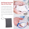 thumbnail image 5 of Soap Bag Exfoliating Soap Pouch for Foaming Shower Soap Bag, Gray, Set of 6, 5 of 6