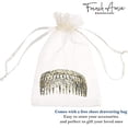 thumbnail image 7 of French Amie Curved 16 Teeth Handmade Side Hair Comb(Silver Onyx Gray), 7 of 7