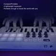 thumbnail image 3 of MIDI Keyboard, 2 Capacitive Touch Strips 8 Knobs MIDI Keyboard 25 Key  for Virtual Synth Control, 3 of 7