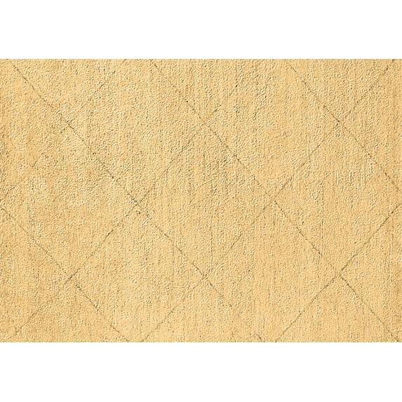 Ahgly Company Indoor Rectangle Solid Brown Modern Area Rugs, 6' x 9'