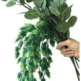 thumbnail image 6 of MAMOWEAR Artificial Hops Flowers Vines Plastic Fake Flowers Hanging Plants Fake Greenery for Wedding Wall Home Patio Indoor Outdoor Decorations-2PCS, 6 of 6