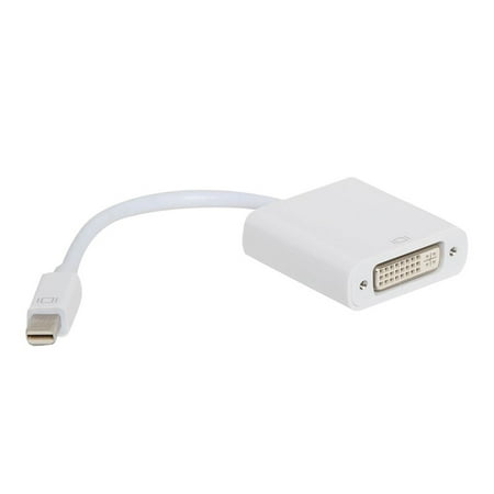 Inland AB9I Mac Access Mini DisplayPort (Male) to DVI (Female) White