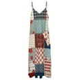 thumbnail image 6 of Patchwork Quilt Pattern Sleeveless Dress Dresses Women Summer Women's Summer Clothing, 6 of 9