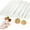 8 Inch (Pack of 100), variant on TB-100 Pcs White Lollipop Sticks,6 Inch Paper Cake Pop Sticks,Lollipop Treat Sticks for Cake Pops,Homemade Candy,Chocolate,Cookie,Dessert(Dia 3.5mm)