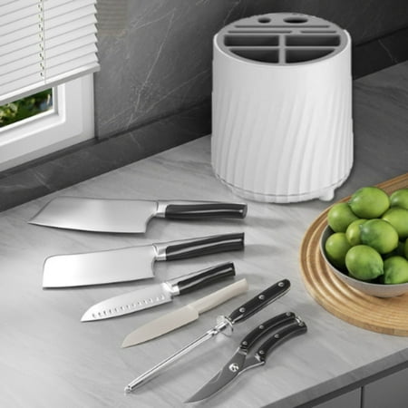 

Latest Multifunctional Rotating Rack Home Kitchen Storage Rack Countertop Kitchenware Storage Chopsticks Tube Storage Rack