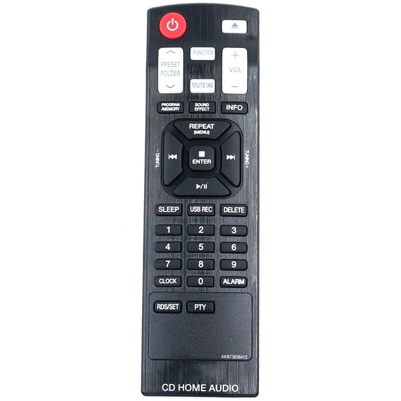 New AKB73656412 Remote for LG CD Home Audio Micro Hi-Fi System FA168 CMS2640F