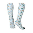 thumbnail image 5 of Lsque Turtles And Goldfish Printed Crew Socks Men's Women's LightWeight Thin Casual Calf Socks ,Knee High Socks,Cotton Socks, 5 of 9