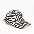 thumbnail image 5 of Awdenio Baseball Cap Mens and Women Fashion Baseball Cap Adjustable Classic Low Zebra Printed Hat Unconstructed Cap, 5 of 7