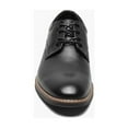 thumbnail image 3 of Men's Nunn Bush Centro Flex Plain Toe Oxford Dress Shoes Black 84982-001, 3 of 9