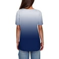thumbnail image 6 of Ruimatai Women's Casual Short Sleeve V-Neck T-Shirt Soft Breathable Comfortable Stretch Fit Basic Solid Color Tee Top for Everyday Wear, 6 of 6
