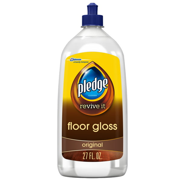 Pledge Revive It Floor Gloss - Restores and Protects Sealed Wood Floors, 1 Bottle, 27 Ounce