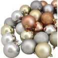 thumbnail image 2 of Northlight 60ct Shatterproof 3-Finish Christmas Ball Ornament Set 2.5" - Gold/Silver, 2 of 3