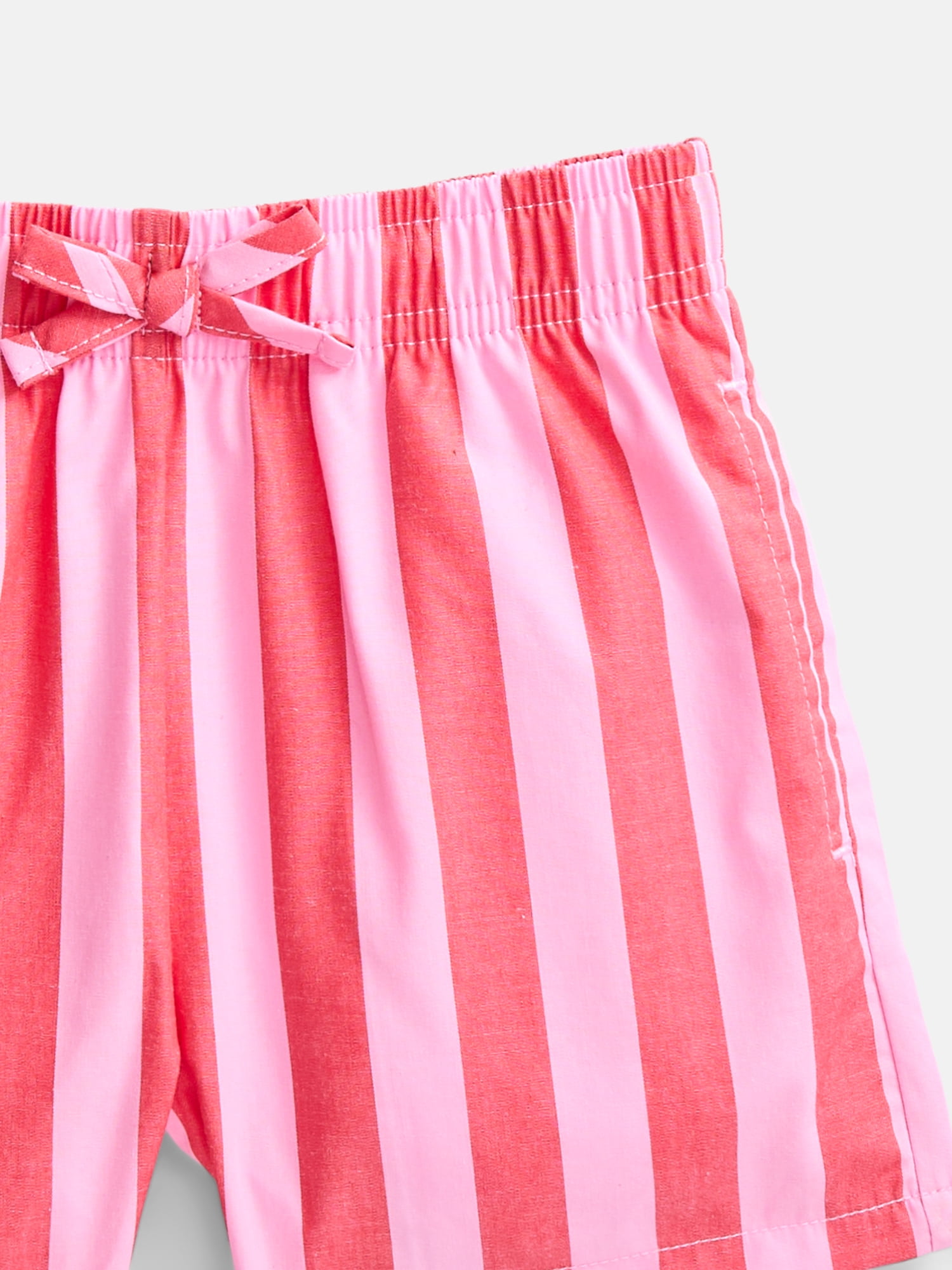 Wonder Nation Toddler Girls' Striped Tank Top and Shorts Set, 2-Piece, Sizes 12M-5T