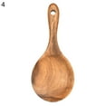 thumbnail image 2 of Non-Stick Teakwood Wooden Spatula Spoon Household Kitchen Utensils Kitchenware, 2 of 8