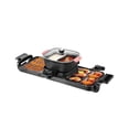 thumbnail image 6 of Electric Hot Pot and BBQ Combo 2300W Detachable Nonstick Pot Dual Temperature Control Indoor Korean BBQ for 1 to 6 People, 6 of 7