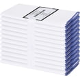 thumbnail image 1 of Cotton Clinic 12 Pack Cotton Cloth Napkins - 20x20 - Navy White, 1 of 7