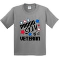 thumbnail image 3 of Inktastic Proud Son of a Veteran Veterans Day Youth T-Shirt, 3 of 5