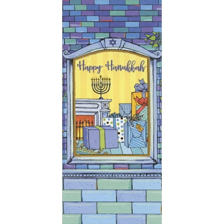 Window and Bricks Hanukkah Money and Gift Card Holders, Set of 8