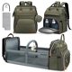 thumbnail image 1 of Mochila para pañales DERJUNSTAR, grande, impermeable, con puerto USB, 1 of 5