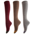 thumbnail image 6 of Women's 4 Pairs Truly Beautiful Comfortable Durable Soft Knee High Cotton Boot Socks M158212 Size 6-9(4 Random Color), 6 of 9