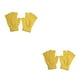 thumbnail image 1 of Qarigey 1 par de guantes sin dedos, tejido artesanal, guante de medio dedo, cubiertas para manos, calentador de manos de punto con Color Amarillo 2Conjunto, 1 of 6