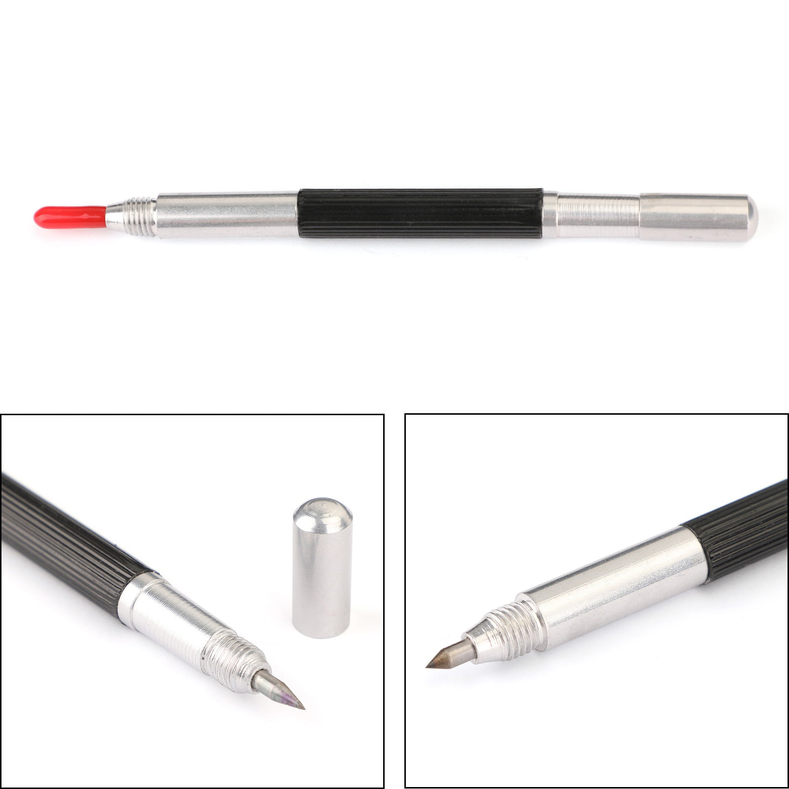 6" Pen Scriber & Spare Tip Metal Plastic Glass Etching Marking Engraver Craft 