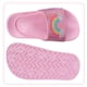 thumbnail image 3 of Sandalias Slides Tsukare para niños pequeños y niñas, talla 5, color rosa arcoíris, 3 of 6