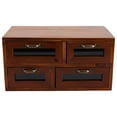 thumbnail image 1 of Shisuyan Retro Cosmetics Box Drawer Style Storage Box Skincare Organizer Wooden Box, 1 of 8