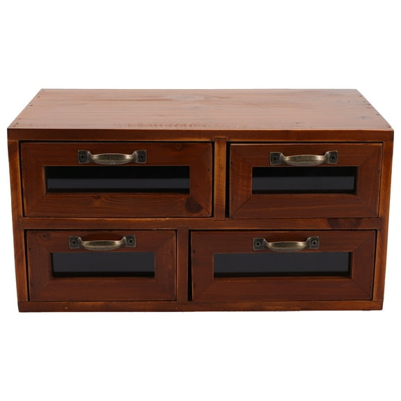 Brown Multi-Layer Storage Box for Home Practical Desk Organizer with Proper Size 5.9 Inches
