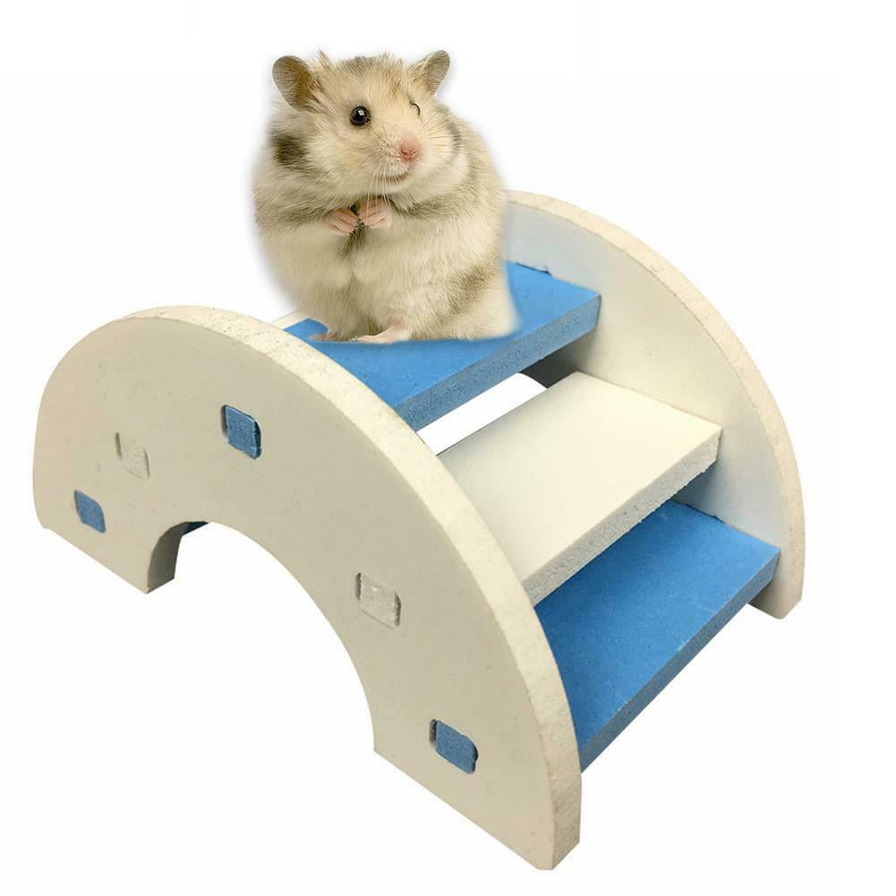 Hamster Hedgehog Play Toys Arch Bridge Ladder Climb Kit for Small Animal 