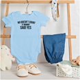 thumbnail image 3 of No Doesn’t Count Mommy Said Yes Romper Boys or Girls Infant Baby Brisco Brands 12M, 3 of 6