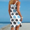 thumbnail image 5 of Tqyyweavej Women's Summer Dresses Print Loose Fit Cami Hawaiian Vaction Dresses Sleeveless Round Neck Swimsuit Coverup for Women, 5 of 8