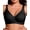 Black, variant on Wireless Jelly Bra for Women Anti Sag Lift Full Coverage Seamless Bra with 3D Support No Underwire