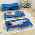 thumbnail image 4 of Infans 6 Pack Stackable Daycare Cots w/Easy Lift Corners Heavy-Duty Metal Frame Kids, 4 of 7