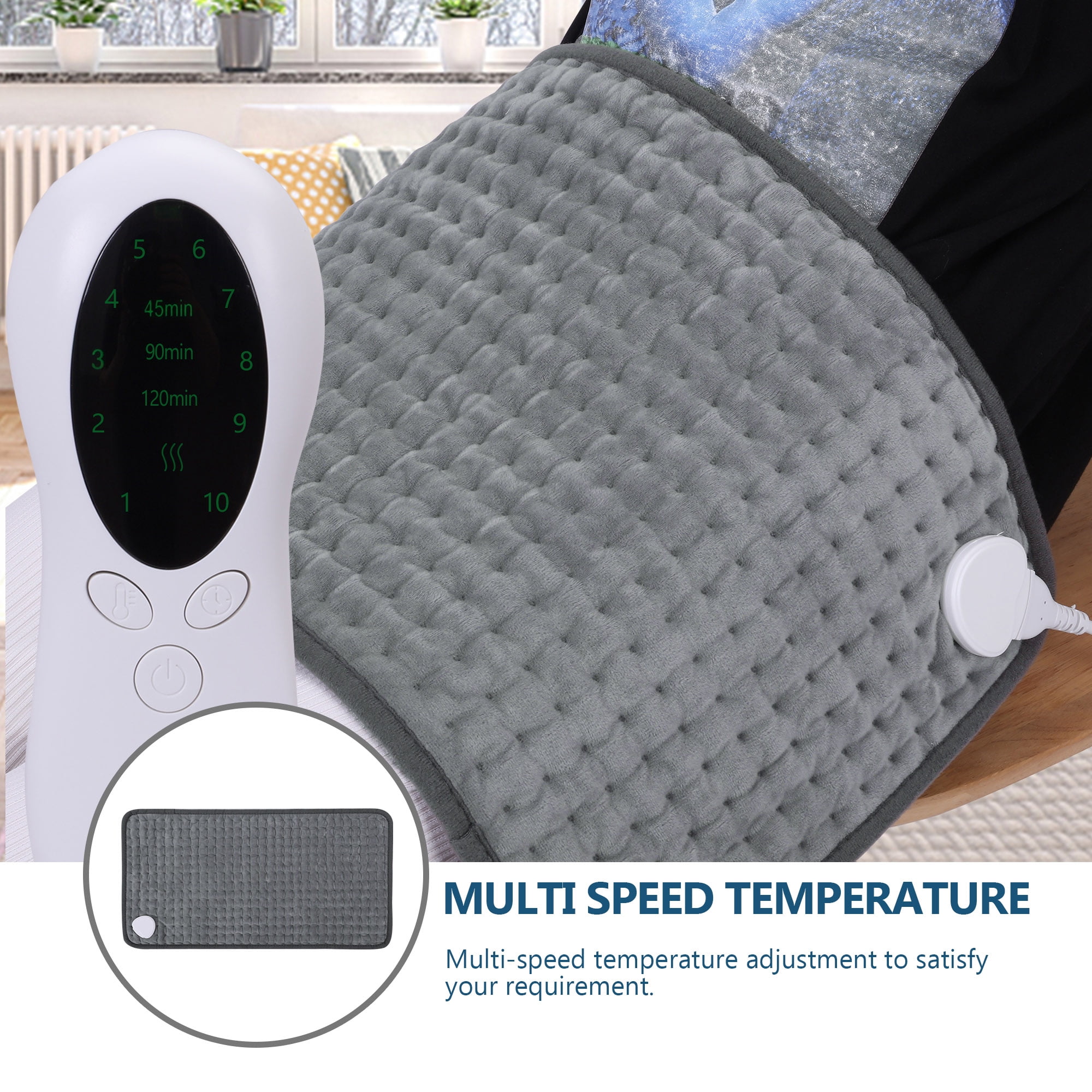 SAYFUT Electric Heating Pad, Big Heating Pad for Back Pain and Cramps