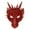 Red, variant on Halloween Mask Carnival Party Dragon Mask Men Women Costume Mask Eco Friendly Comfortable Breathable Mask,Fancy Dress Christmas Easter Stage Performance Decoration