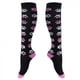 thumbnail image 5 of 1 Par Calcetines de Compresión para Reducir Hinchazon Soporte de Piernas Durable Negro rosa m s, 5 of 6