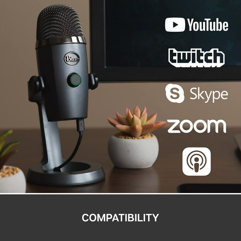 Logitech for Creators Blue Yeti Nano Premium USB Mic for