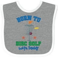 thumbnail image 3 of Inktastic Born to Disc Golf with Daddy Golfing Boys or Girls Baby Bib, 3 of 4