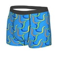 thumbnail image 5 of Goofa Colorful Snake Printed Men's Boxer Briefs Underwear, Moisture-Wicking Underwear, Trunk,Soft and Breathable Cotton Underwear-, 5 of 9